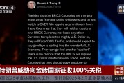 特朗普威脅向金磚國家征收100%關(guān)稅！專家：加關(guān)稅會(huì)讓很多美國企業(yè)破產(chǎn)