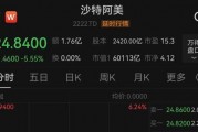 中東股市大跌，沙特阿美暴跌900億美元！