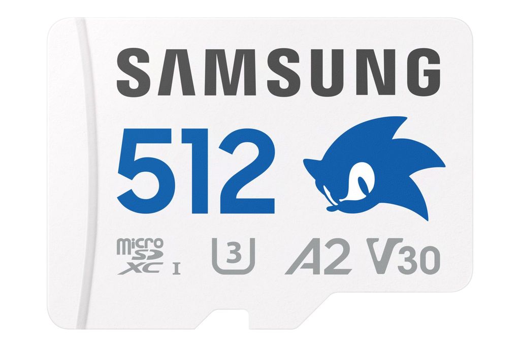 三星和世嘉合作推出索尼克主題 PRO Plus microSD 卡，起價 24 美元