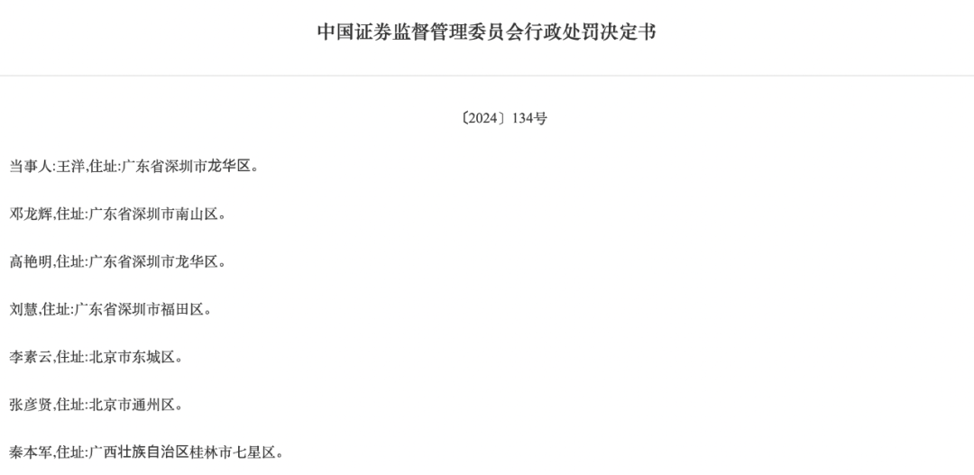 重罰！證監(jiān)會出手