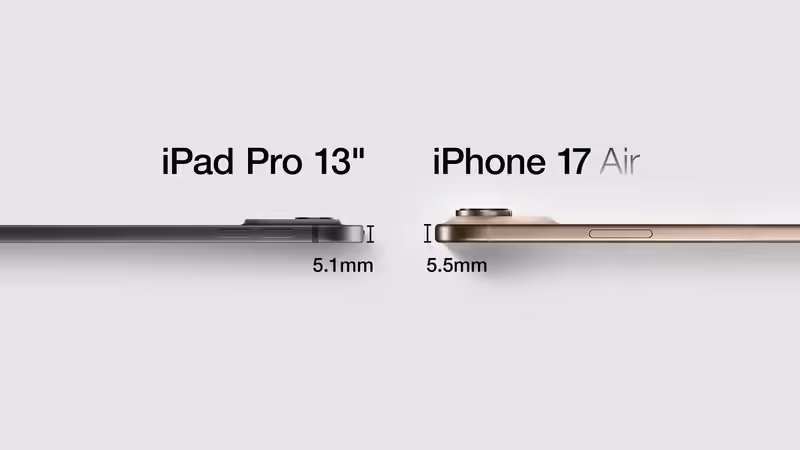 5.5mm！蘋果最薄iPhone 17 Air將接棒Plus機型，有望引爆手機新風尚