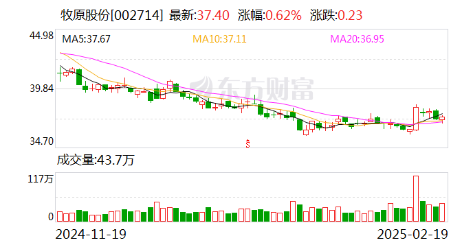 遭相關(guān)部門(mén)調(diào)查？牧原股份：未收到農(nóng)業(yè)農(nóng)村部等部門(mén)發(fā)出的調(diào)查通知