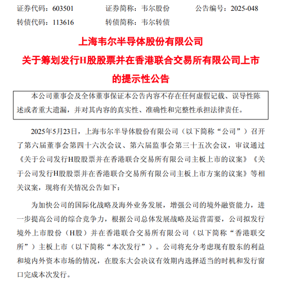 A+H上市進入高潮，吉宏股份暗盤大漲，韋爾股份官宣赴港