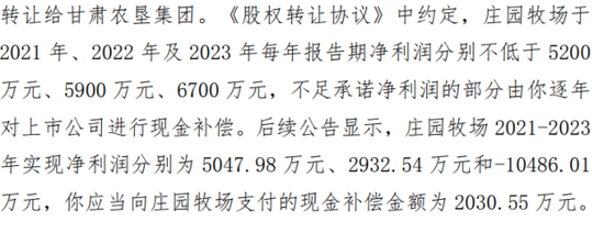 業(yè)績(jī)連虧未止，莊園牧場(chǎng)再添新憂